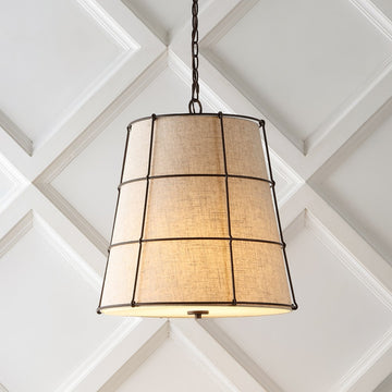 Silas Rustic Farmhouse LED Flush Mount - JONATHAN Y
